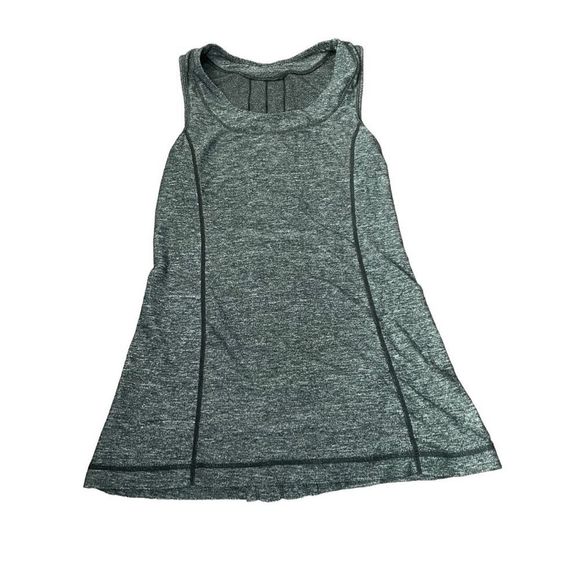 Lululemon Dash  Tank II *Heather Gray/Black* Size 4 - Picture 1 of 7